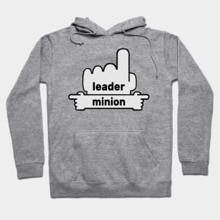 Hands Pointing - Text Art - Leader & Minion Hoodie